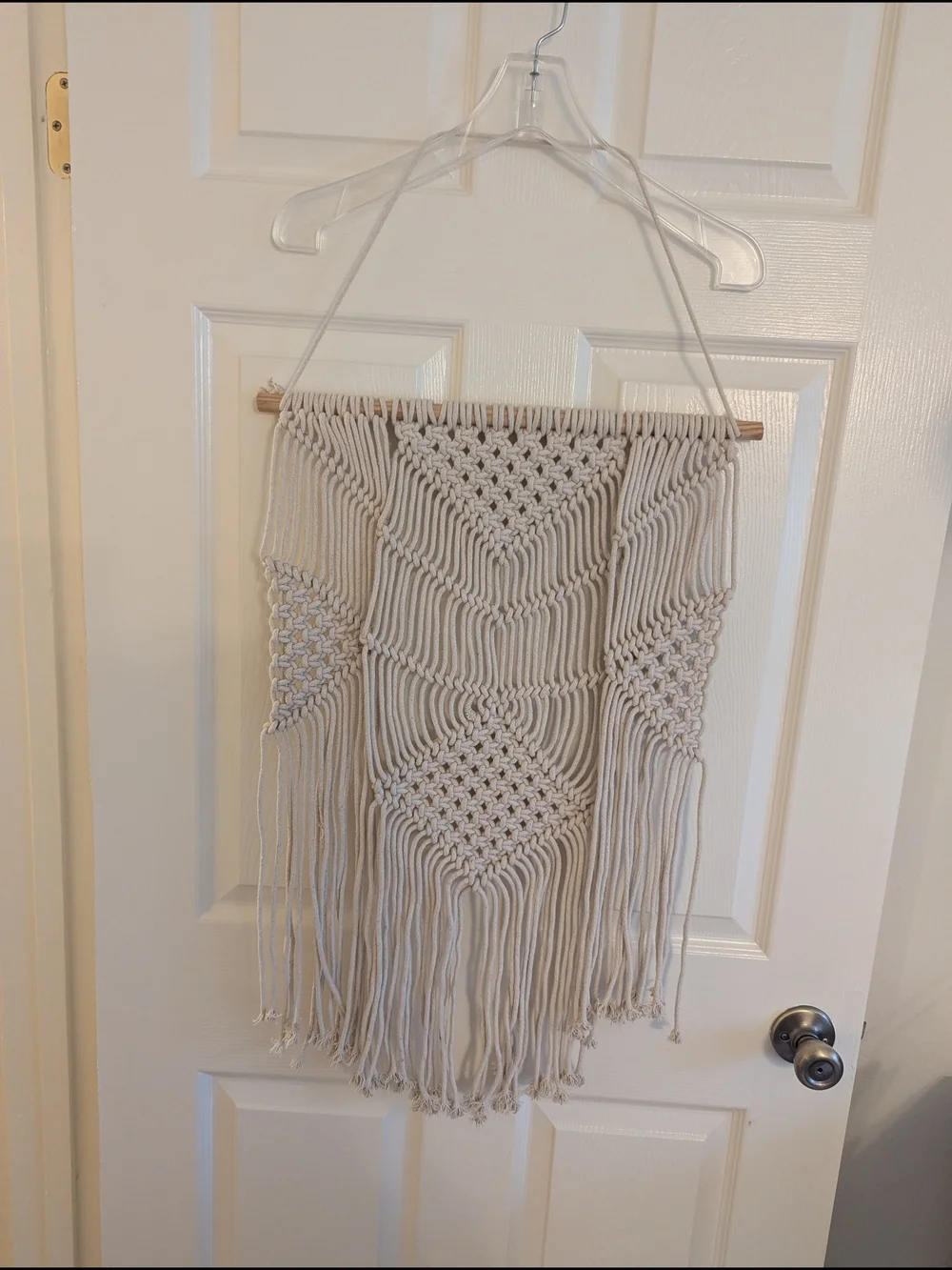 Handcrafted Macramé Wall Hanging in Natural Cream - Brand